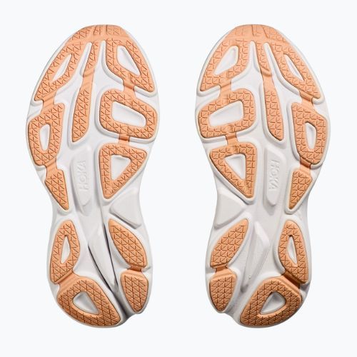 Кросівки для бігу жіночі HOKA Bondi 8 white/cantaloupe