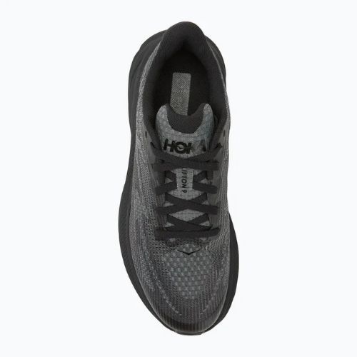 Кросівки для бігу дитячі HOKA Clifton 9 black/carbon black