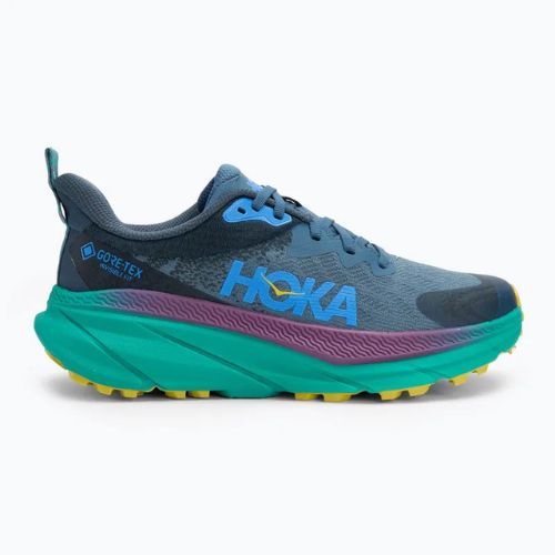 Кросівки для бігу чоловічі HOKA Challenger 7 GTX real teal/tech green