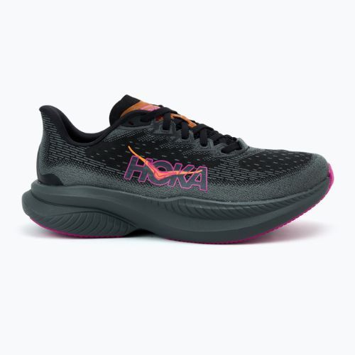 Кросівки для бігу жіночі HOKA Mach 6 black/fuchsia