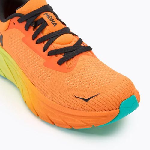 Кросівки для бігу жіночі HOKA Arahi 7 electric tangerine/black