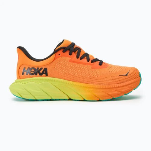 Кросівки для бігу жіночі HOKA Arahi 7 electric tangerine/black