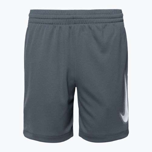 Дитячі шорти Nike Dri-Fit Multi димчасті сірі/білі