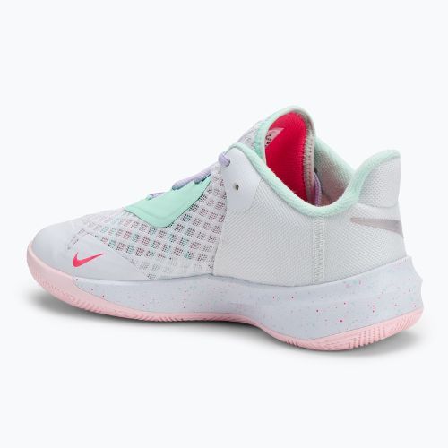 Волейбольні кросівки Nike Zoom Hyperspeed Court SE білий / м'ятна піна / сірий / фіолетовий туман / рожева піна