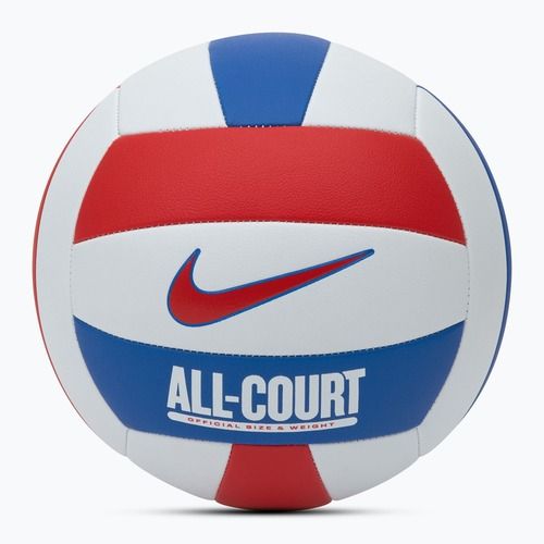 М'яч волейбольний Nike All Court Volleyball white/university red/game royal/university red розмір 5