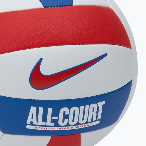 М'яч волейбольний Nike All Court Volleyball white/university red/game royal/university red розмір 5