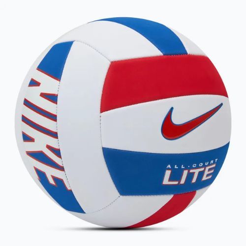 М'яч волейбольний Nike All Court Lite Volleyball white/university red/game royal/university red розмір 5