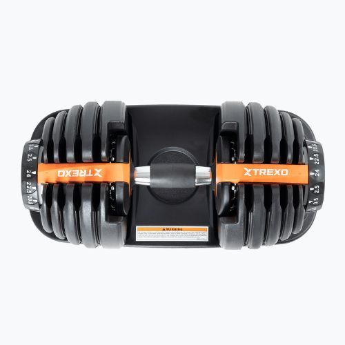 Гантеля регульована XTREXO ADT-24-BF 24 кг чорний