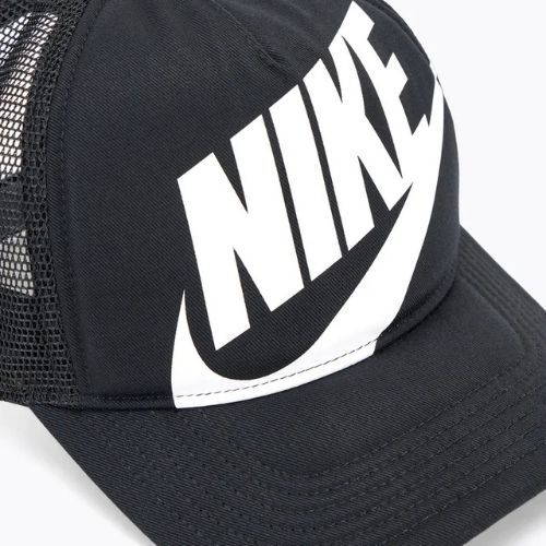Дитяча бейсболка Nike Rise Structured Trucker чорний / чорний / білий
