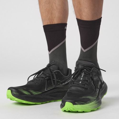 Шкарпетки для бігу Salomon Pulse Crew black/ monument/ magnet