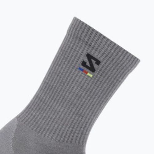 Шкарпетки Salomon Sunday Smart Crew shark skin/ black