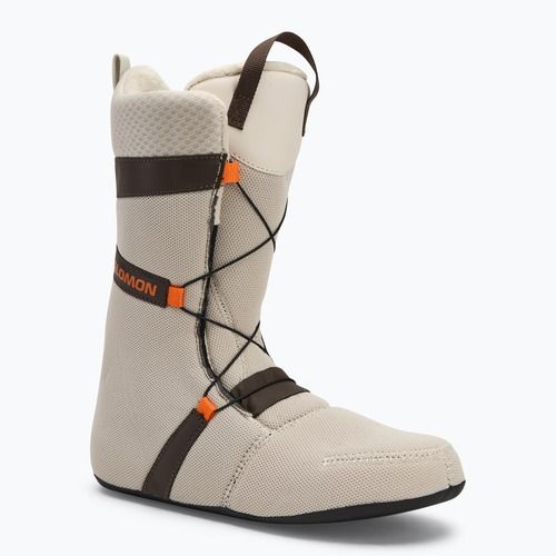 Черевики сноубордичні чоловічі Salomon Launch Boa SJ Boa rainy day/birch/vibrant orange