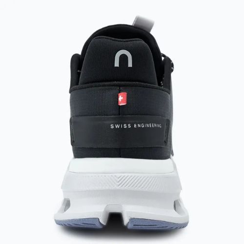 Жіночі кросівки для бігу On Cloudnova Flux незабарвлені чорні / пір'яні