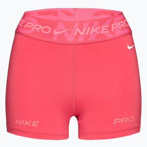 Шорти для тренувань жіночі Nike Pro Mid Rise 3" aster pink/pinksicle/hot punch/white