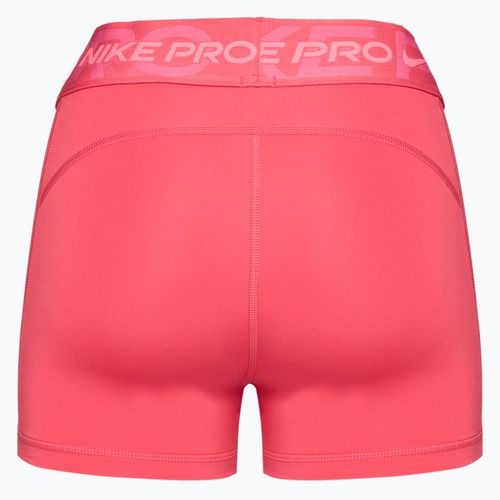 Шорти для тренувань жіночі Nike Pro Mid Rise 3" aster pink/pinksicle/hot punch/white