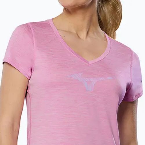 Футболка для бігу жіноча Mizuno Impulse Core RB Tee бузковийc chiffon