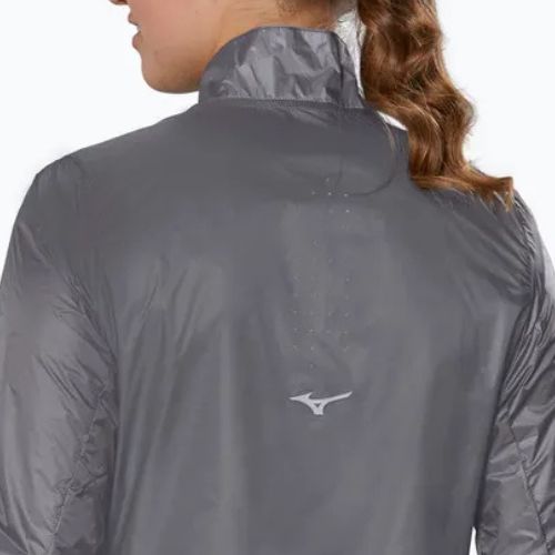 Куртка для бігу жіноча Mizuno Aero grey