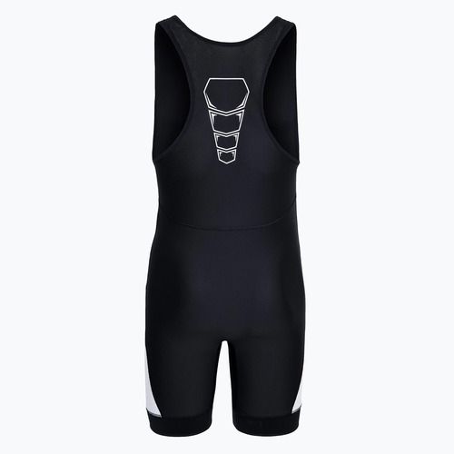 Комбінезон чоловічий Nike Grappler Elite Singlet black/white