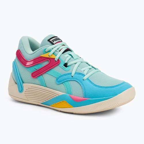Кросівки чоловічі PUMA TRC Blaze Court eggshell blue/elektro pool