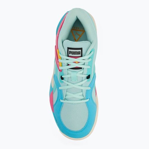 Кросівки чоловічі PUMA TRC Blaze Court eggshell blue/elektro pool