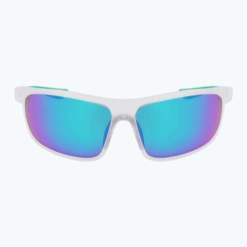 Окуляри сонцезахисні Nike Windtrack Run matte clear/ green mirror
