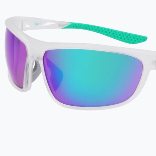 Окуляри сонцезахисні Nike Windtrack Run matte clear/ green mirror