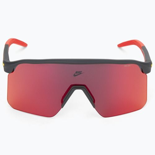 Окуляри сонцезахисні Nike Expedition Shield matte dark smoke grey/ red mirror
