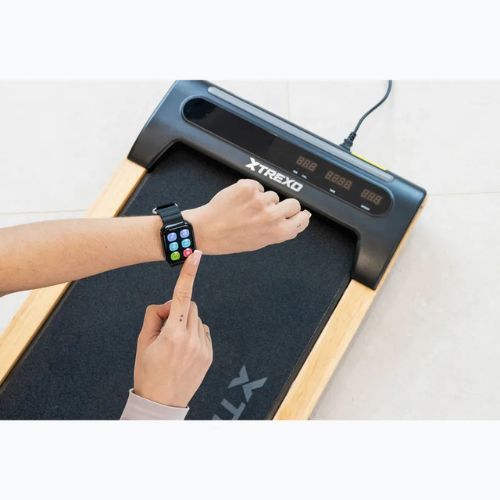 Бігова доріжна електрична XTREXO TXO-W250 чорний/коричневий