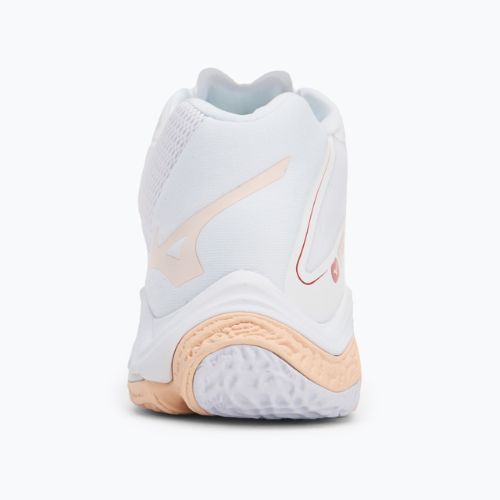 Кросівки для волейболу жіночі Mizuno Wave Lightning Z8 Mid white/aleutian/cloud pink