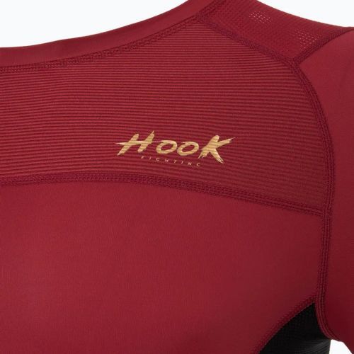 Рашгард лонгслів чоловічий HOOK FIGHTING Base червоний