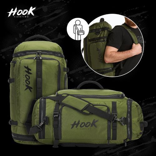 Рюкзак HOOK FIGHTING Camp 2в1 Duffel Bag 41 л зелений