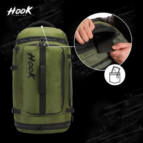 Рюкзак HOOK FIGHTING Camp 2в1 Duffel Bag 41 л зелений