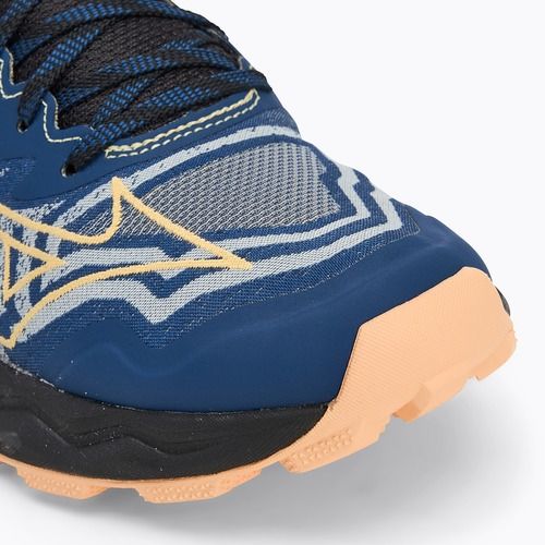 Кросівки для бігу жіночі Mizuno Wave Daichi 8 estate blue/apricot ice/black