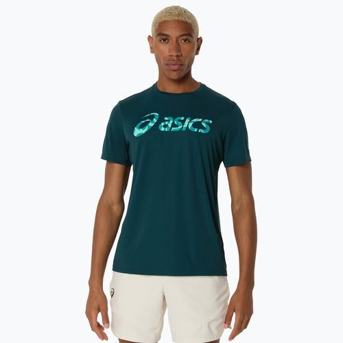Чоловіча тенісна футболка ASICS Match Seasonal Graphic Tee saxon green