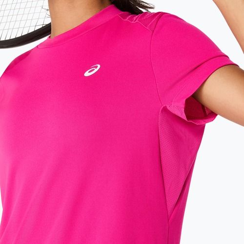 Жіноча тенісна футболка ASICS Court Top W рожевий рейв