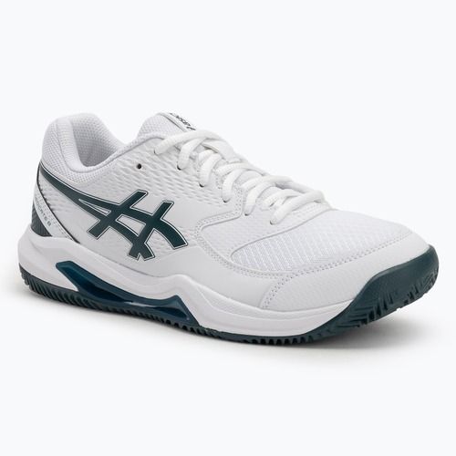 Кросівки тенісні чоловічі ASICS Gel-Dedicate 8 Clay white/saxon green