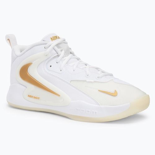 Кросівки волейбольні Nike React Hyperset 2 white/white/metallic gold