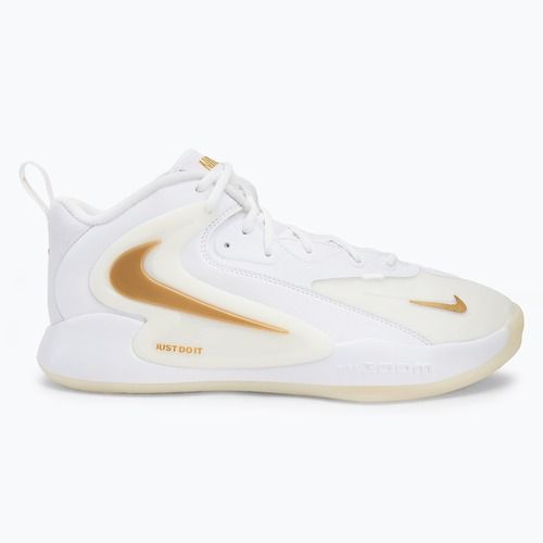 Кросівки волейбольні Nike React Hyperset 2 white/white/metallic gold