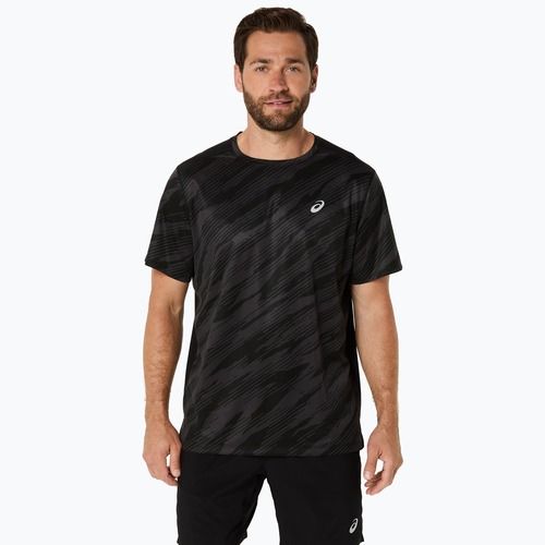 Футболка для бігу чоловіча ASICS Core All Over Print SS Top performance black