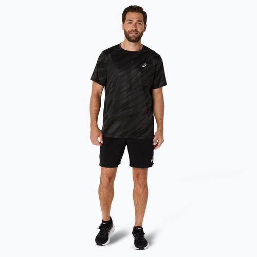 Футболка для бігу чоловіча ASICS Core All Over Print SS Top performance black