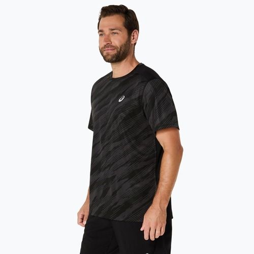 Футболка для бігу чоловіча ASICS Core All Over Print SS Top performance black