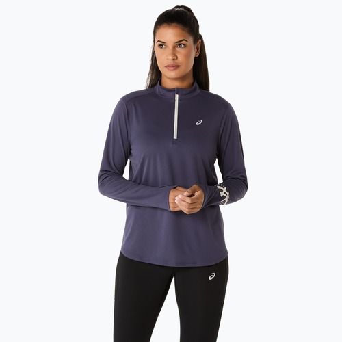 Лонгслів для бігу жіночий ASICS Icon 1/2 Zip LS Top indigo fog