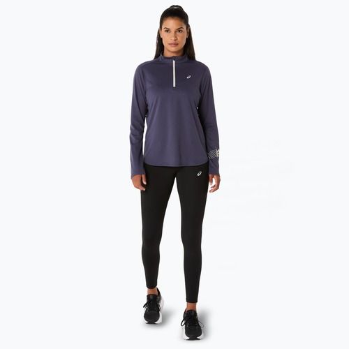 Лонгслів для бігу жіночий ASICS Icon 1/2 Zip LS Top indigo fog