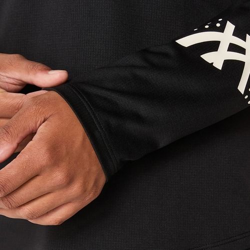 Лонгслів для бігу жіночий ASICS Icon 1/2 Zip LS Top performance black