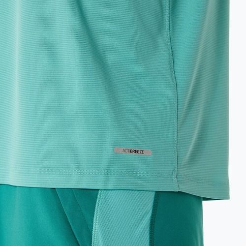Лонгслів для бігу чоловічий ASICS Road Lite-Show 1/2 Zip light teal