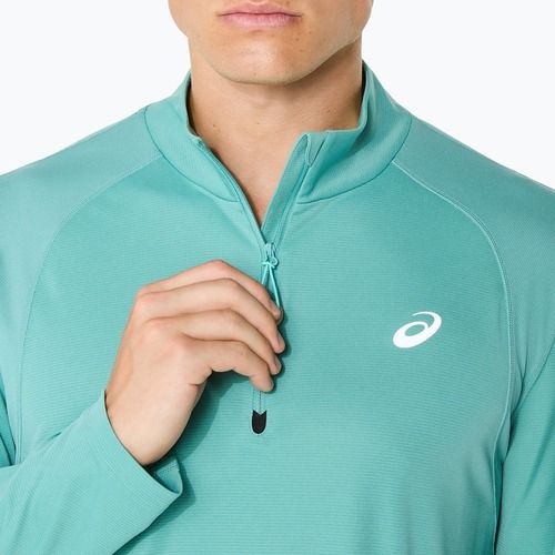 Лонгслів для бігу чоловічий ASICS Road Lite-Show 1/2 Zip light teal