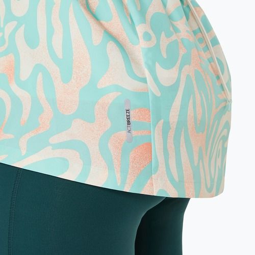 Куртка для бігу жіноча ASICS Road Lite-Show Packable oasis green/multi color