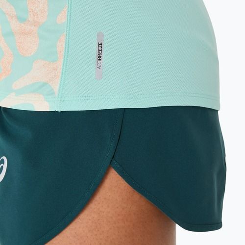 Футболка для бігу жіноча ASICS Road Lite-Show oasis green/multi color