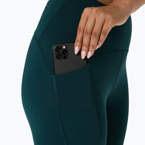 Легінси для бігу жіночі ASICS High Waist Capri saxon green