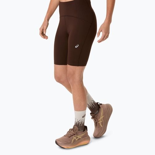 Шорти для бігу жіночі ASICS Road High Waist 8IN Sprinter coffee